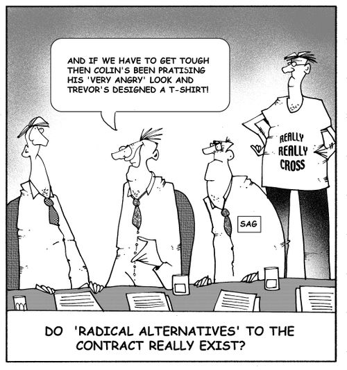 Do 'radical alternatives' to the contract really exist?