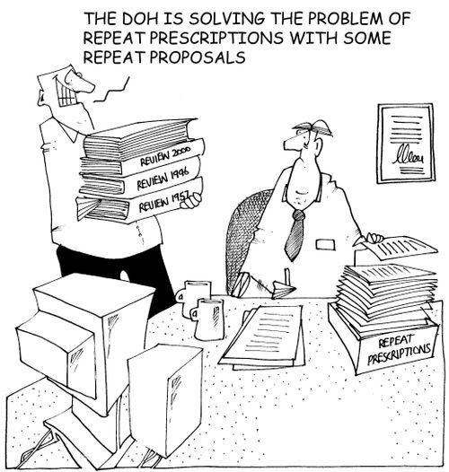 'The DOH is targeting the problem of repeat prescriptions with some repeat proposals.'