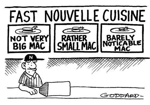 Fast Nouvelle Cuisine.