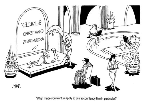 'What made you want to apply to this accountancy firm in particular?'