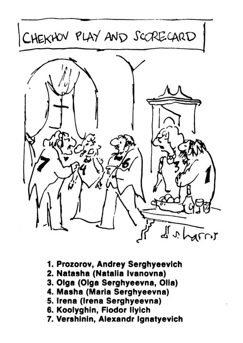 Chekov play and scorecard,