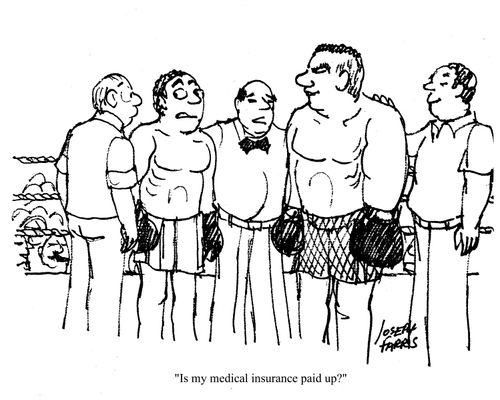 'Is my medical insurance paid up?'