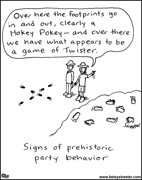 Signs of prehistoric party behavior.