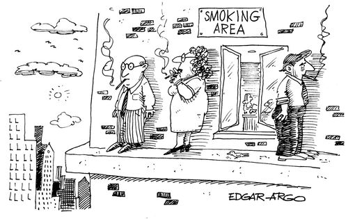 Smoking area