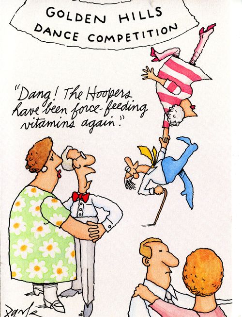 'Dang! The Hoopers have been force-feeding vitamins again.'