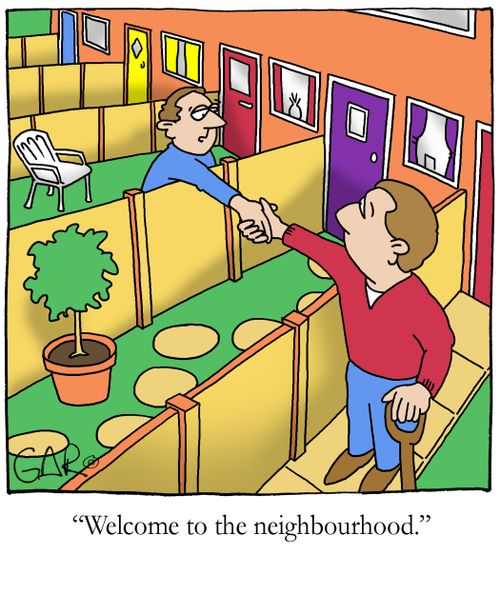 Welcome to the neighbourhood.