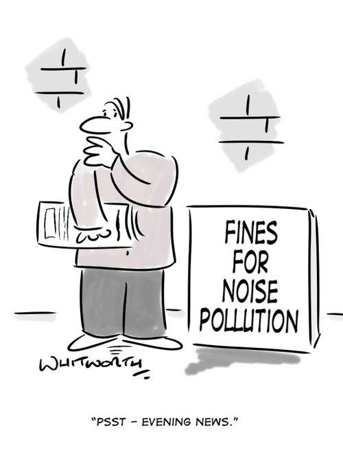 "Psst - Evening News."