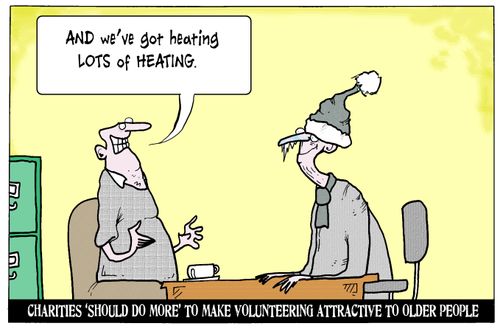 Charities 'should do more' to make volunteering attractive to older people.