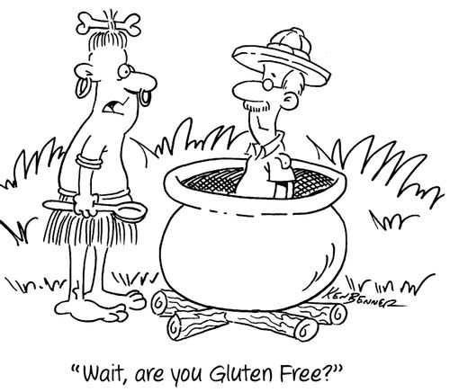 "Wait, are you Gluten Free?"