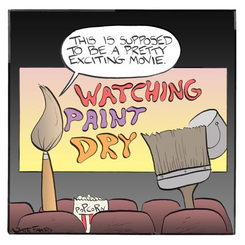 "Ths is supposed to be a pretty exciting movie."