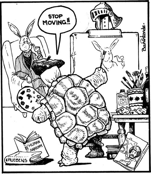"Stop moving!"