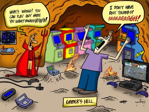 'What's wrong? You can play any game you want! Mwaahahaha!'