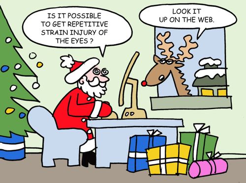 'Repetitive strain injury of the eyes?'