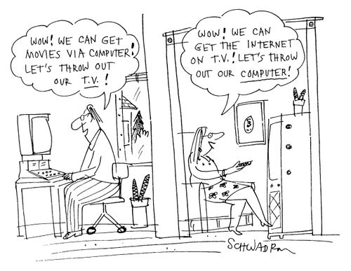 Computers with TV - Tv's with the internet