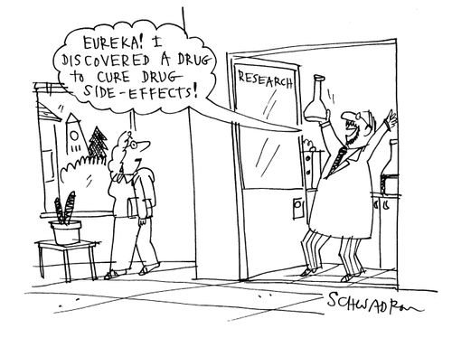 'Eureka! I discovered a drug to cure drug side effects!'
