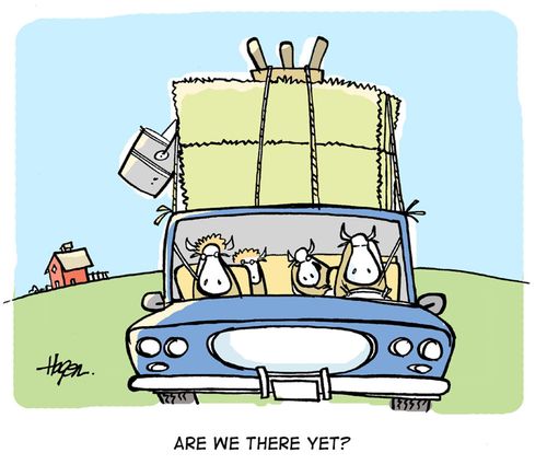 'Are we there yet?'