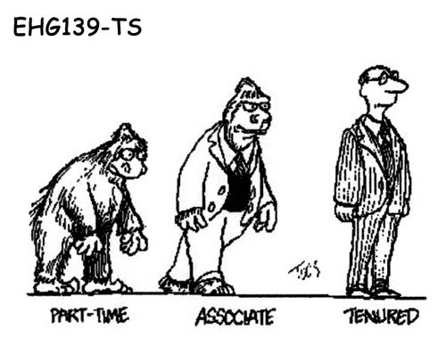Part-time, Associate, Tenured.