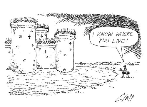 'I know where you live!'