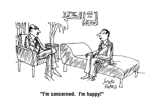 'I'm concerned. I'm happy!