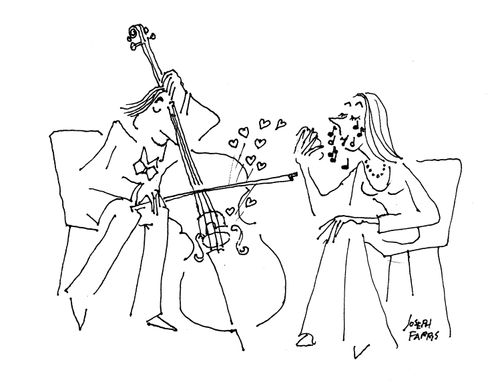 Man sends musical notes to woman weeping hearts,