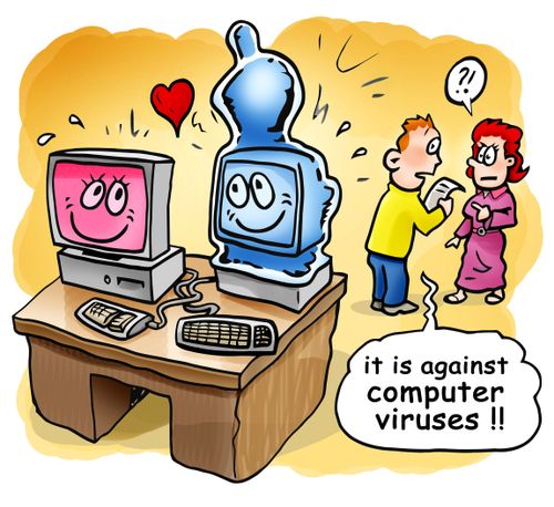 "It is against computer viruses!"