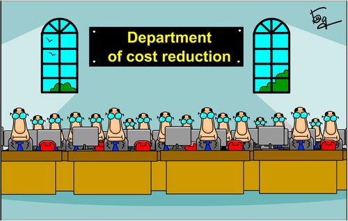 Department of cost reduction.