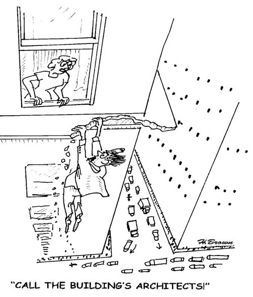 'Call the building's architects'