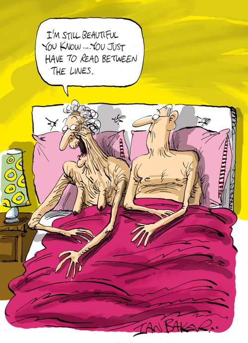 'I'm still beautiful you know . . . you just have to read between the lines.'
