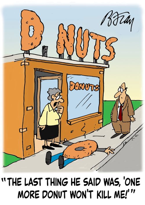 'The last thing he said was, 'One more donut won't kill me!''