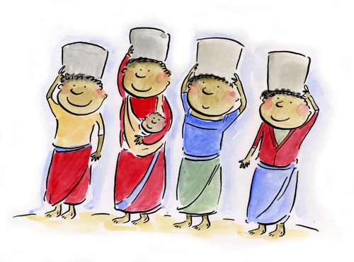 Water carriers/bearers.
