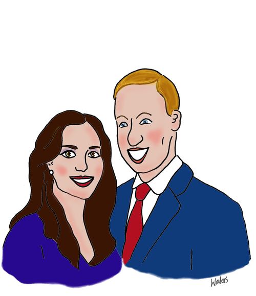 Prince William & Kate Middleton.