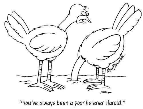"You've always been a poor listener Harold."