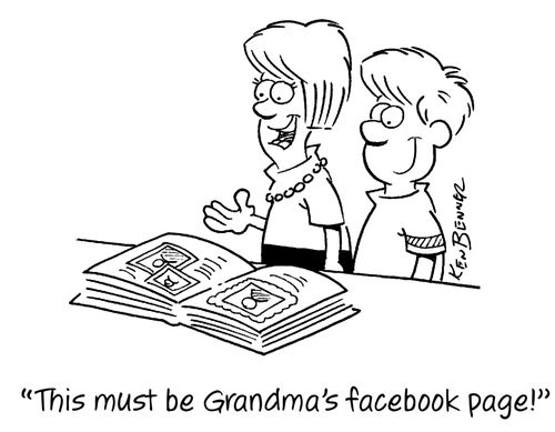 "This must be Grandma's facebook page!"
