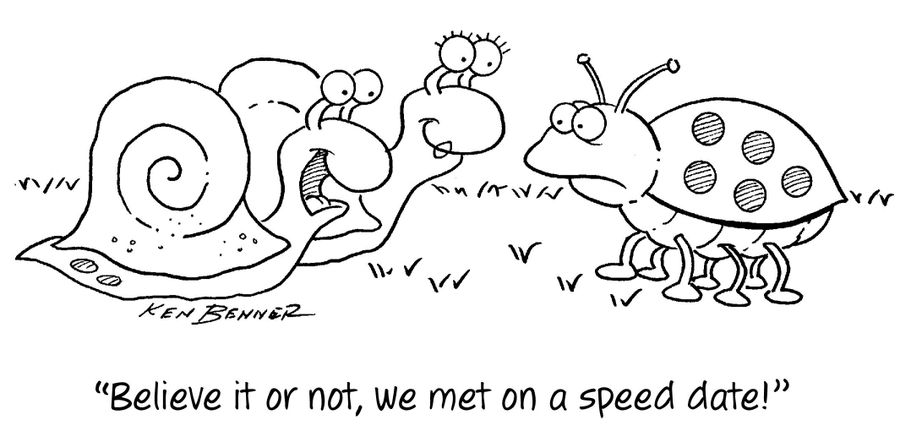 "Believe it or not, we met on a speed date!"