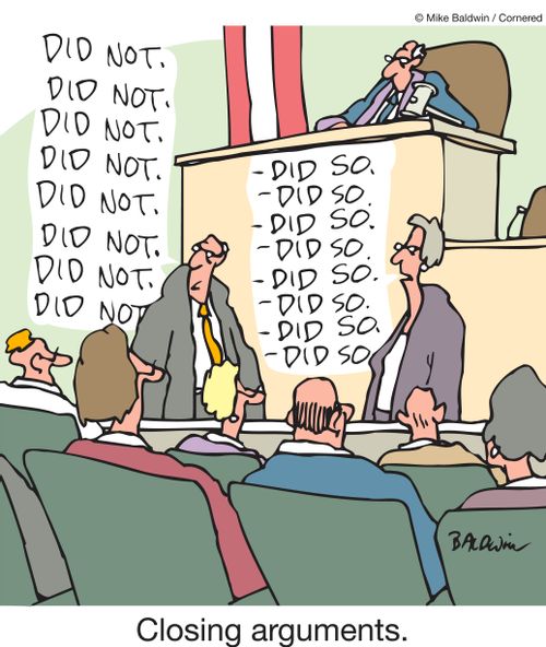 Closing arguments.