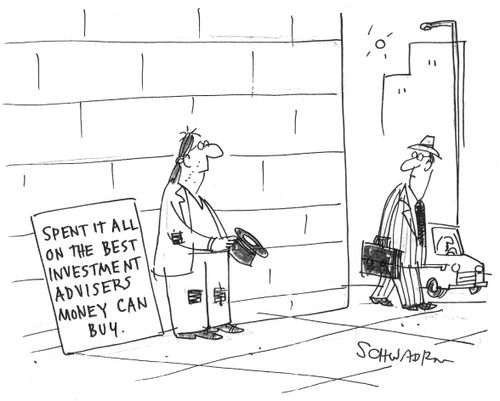 Spent it on all the best investment advisors money can buy