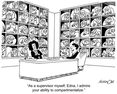 'As a supervisor myself, Edna, I admire your ability to compartmentalize.'