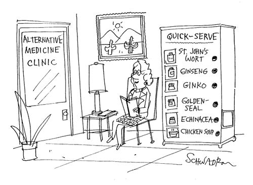 Vending Machine in Alternative Medicine Clinic