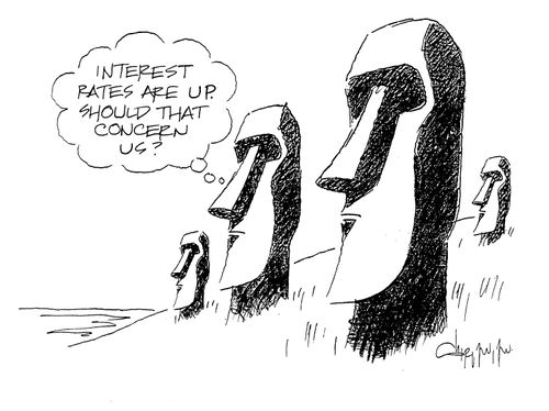 'Interest rates are up. Should that concern us?'