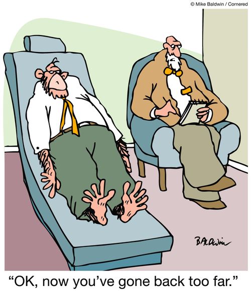 "OK, now you've gone back too far."