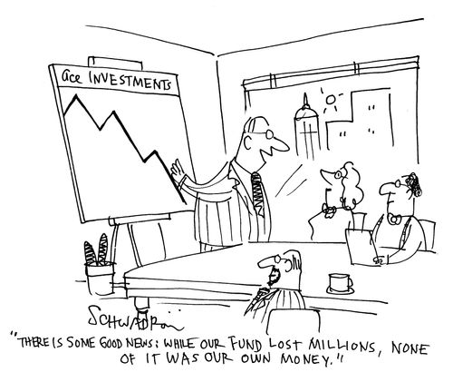 'There is some good news: while our fund lost millions, none of it was our own money.'