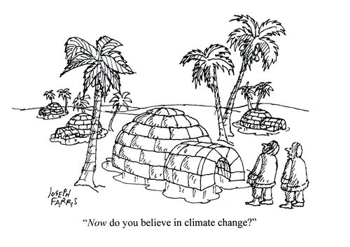 'Now do you believe in climate change?'