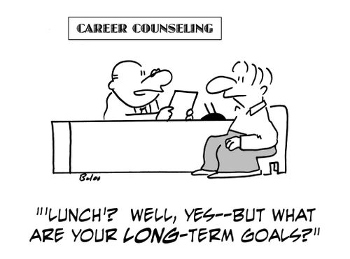 "'Lunch'?  Well, yes - but what are your long-term goals?"