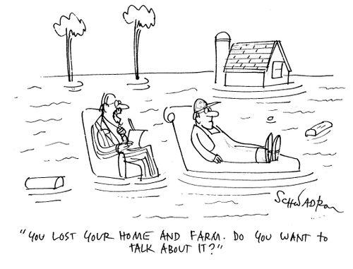 'You lost your home and farm. Do you want to talk about it?