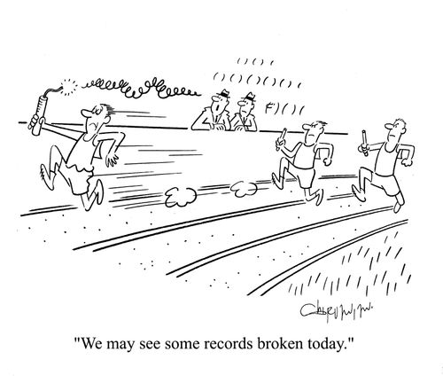 'We may see some records broken today.'