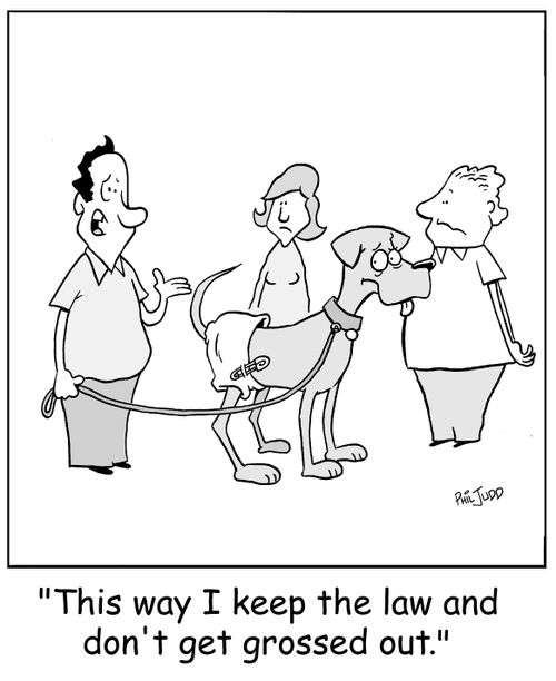 'This way I keep the law and don't get grossed out.'