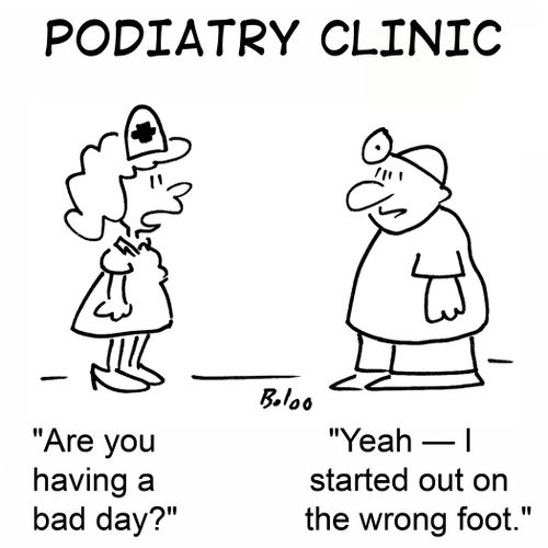 'Are you having a bad day?', 'Yeah -- I started out on the wrong foot.'