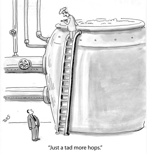 'Just a tad more hops.'