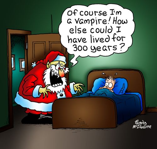 Santa: 'Of course I'm a vampire! How else could I have lived for 300 years?'