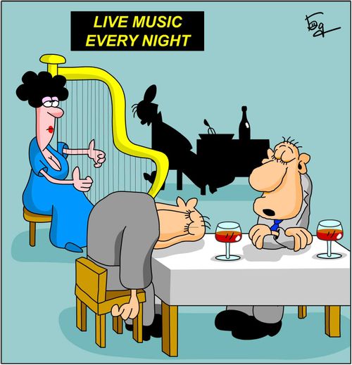 Live music every night.